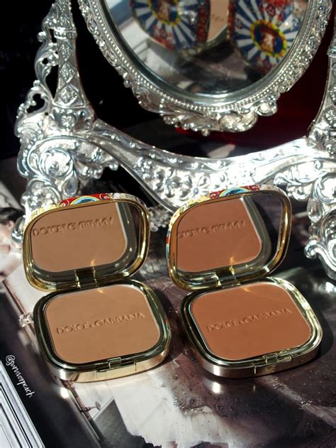 dolce gabbana bronzer swatches